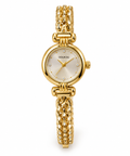 Dainty Round Dial Panther Link Bracelet Watch - WHG
