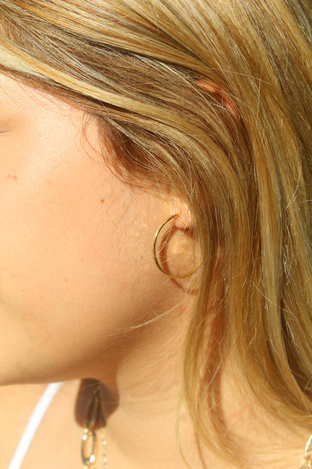 18k Gold Dipped Hoops